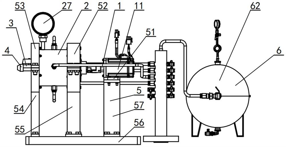 A pulsed gas jet generator with adjustable excitation frequency and duty cycle