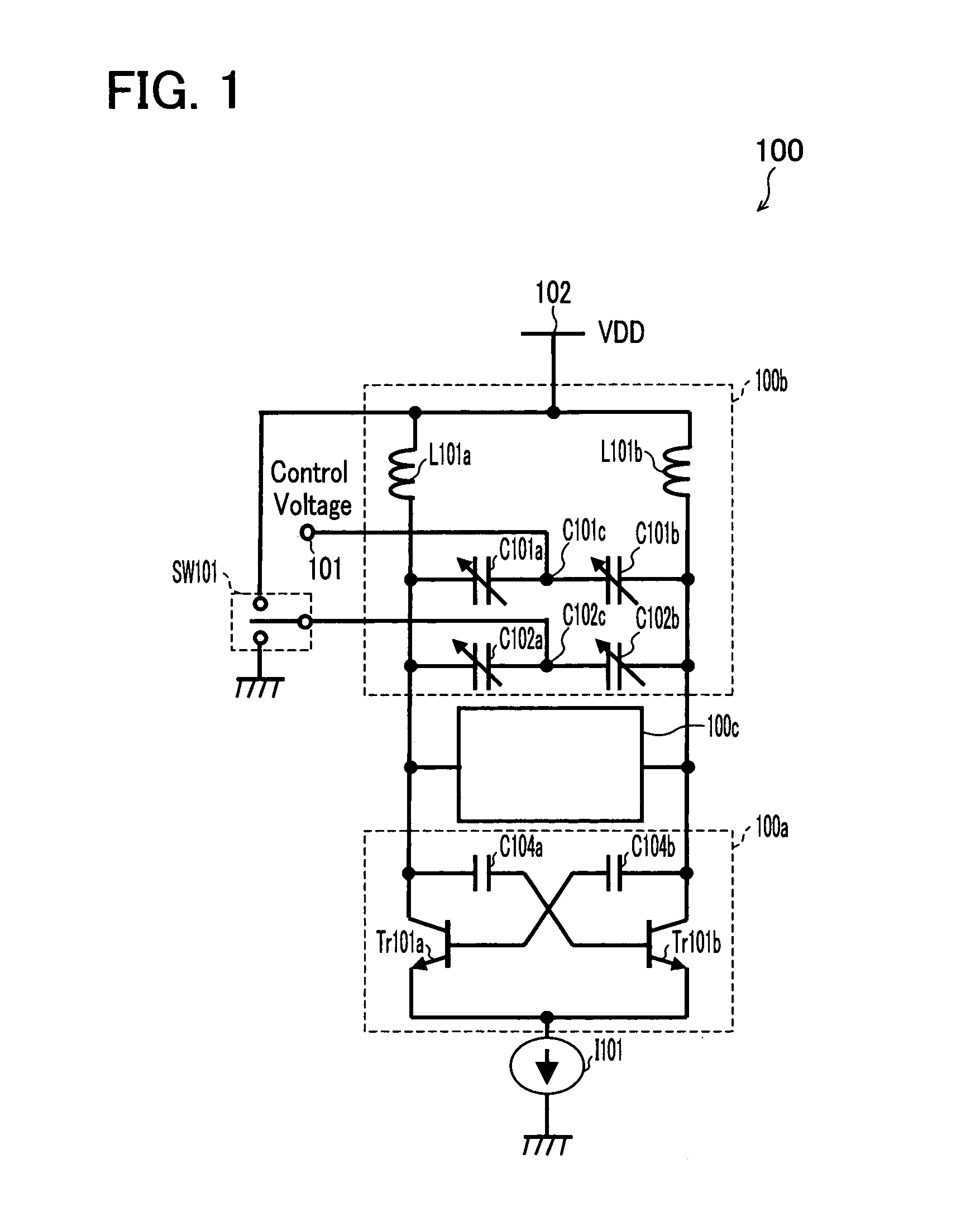 Voltage-controlled oscillator, transmitter, and receiver