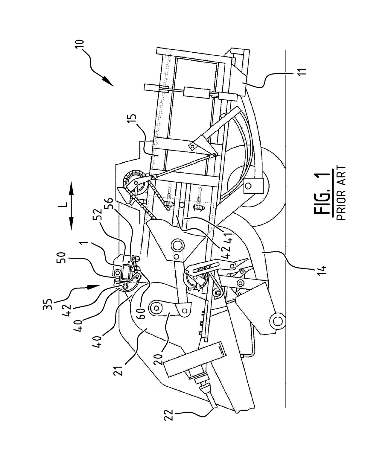 Baler with Improved Cross Member for Mounting the Gearbox