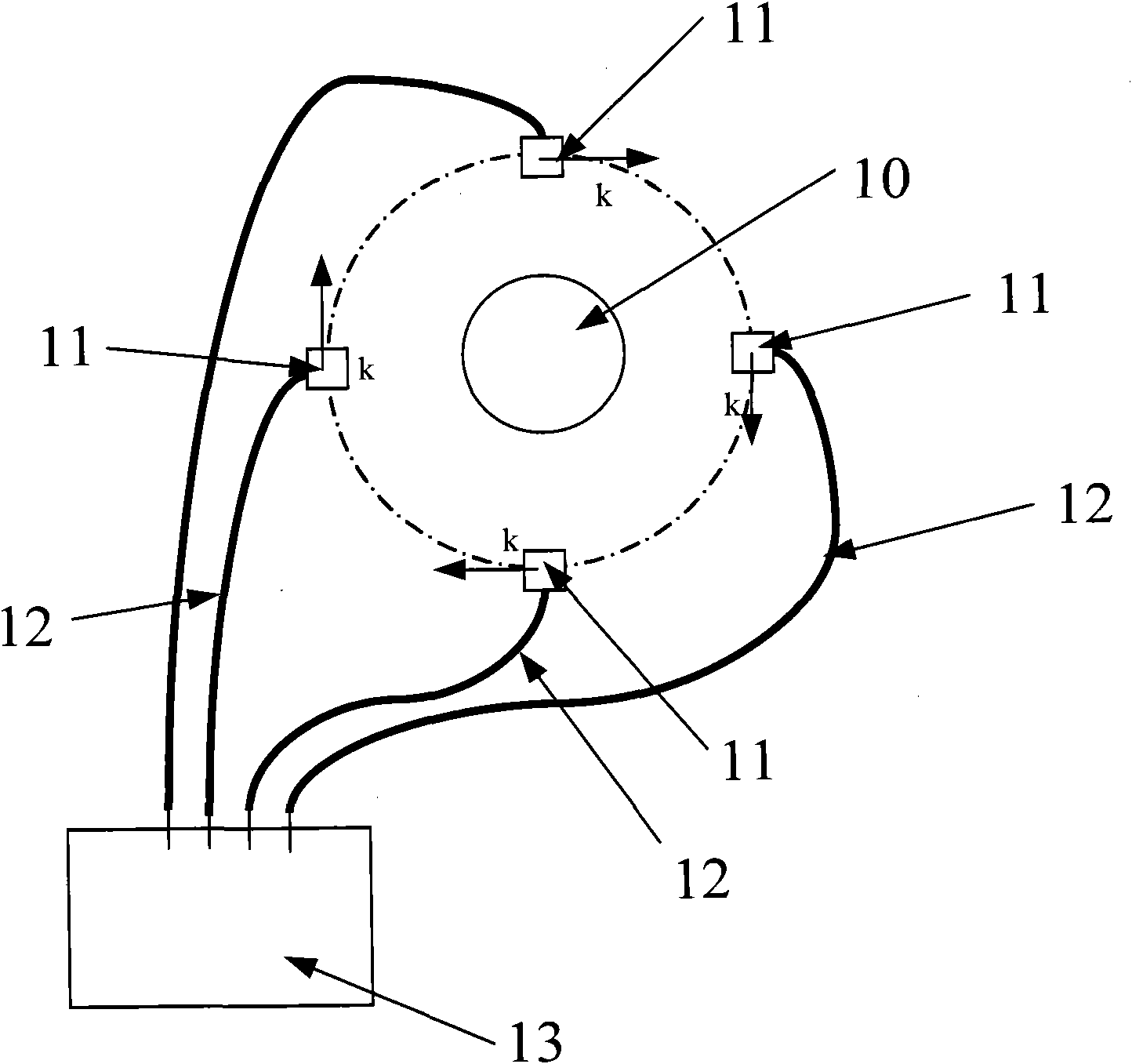 Current measuring device and method