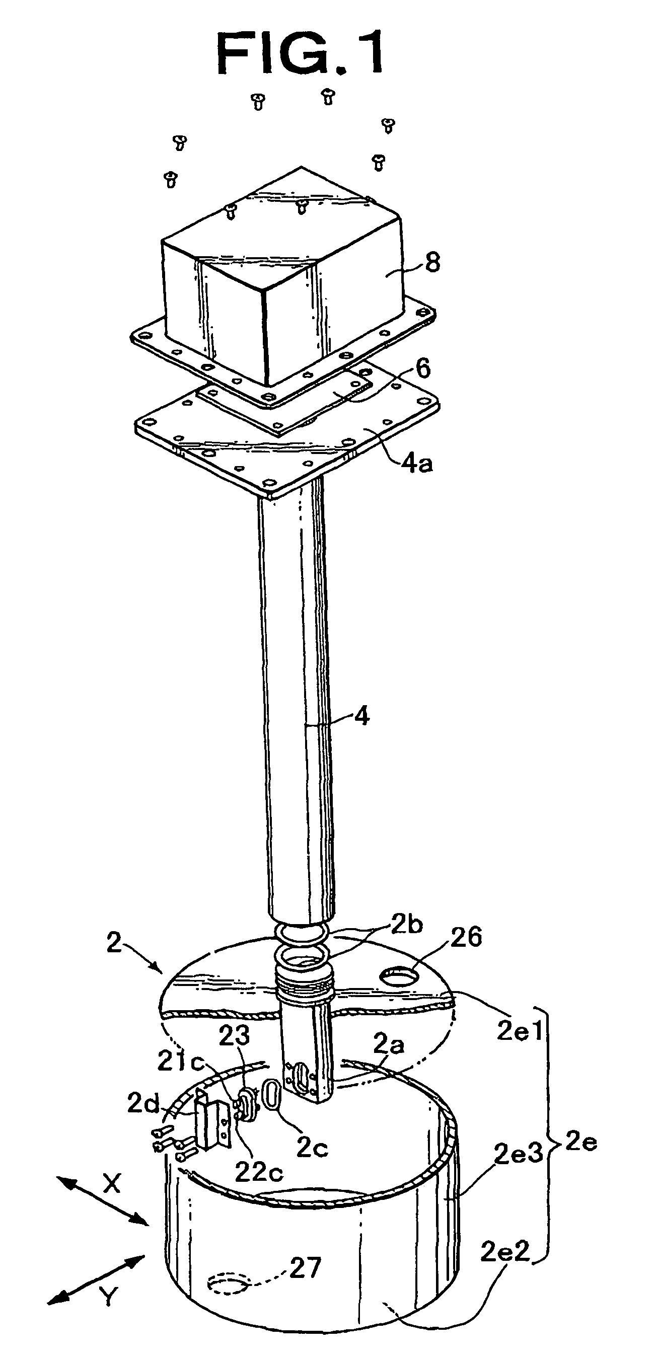 Urea concentration identification device for urea solution