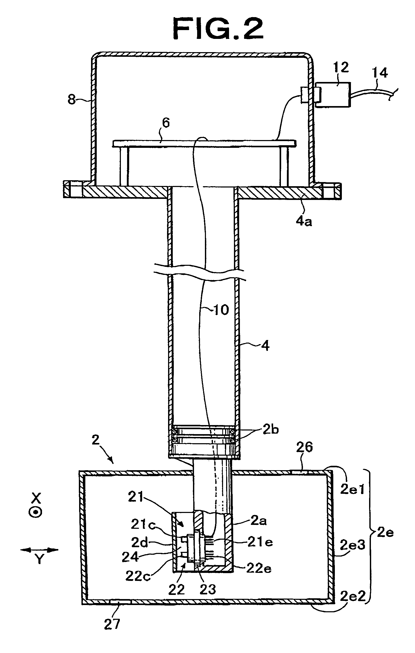 Urea concentration identification device for urea solution