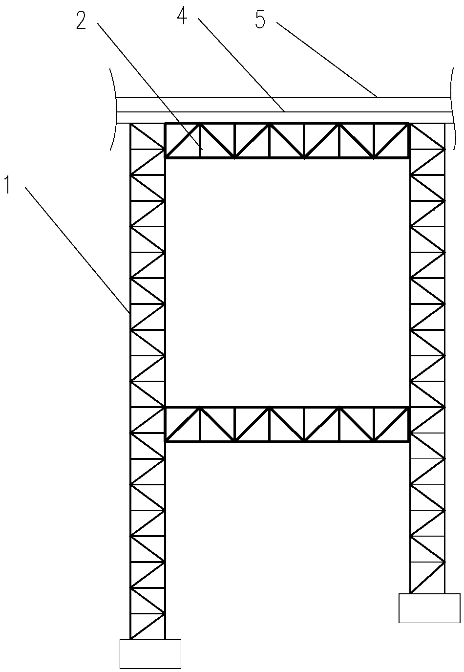 Scenic area complex terrain steel structure installation method