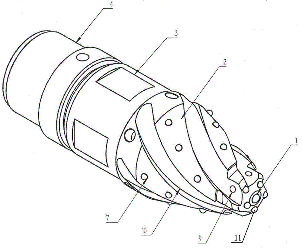 Churn compaction drill bit