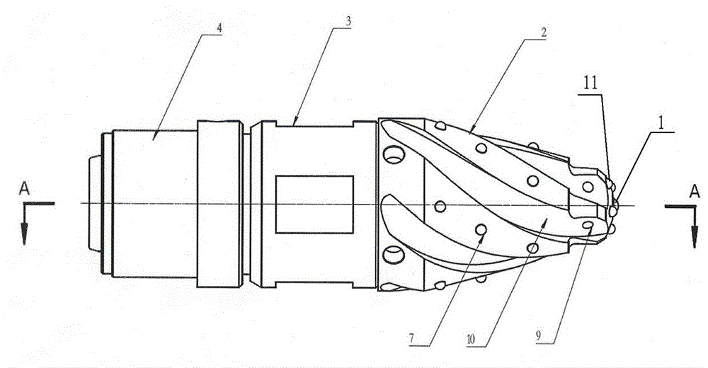 Churn compaction drill bit