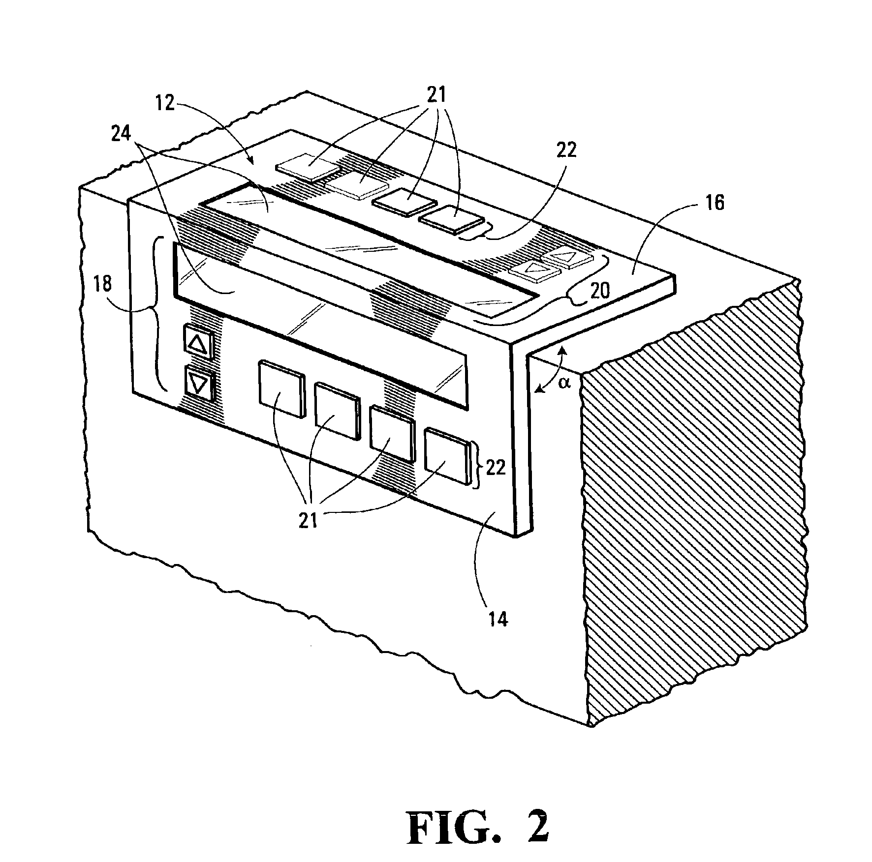 Control panel and control system for a spa