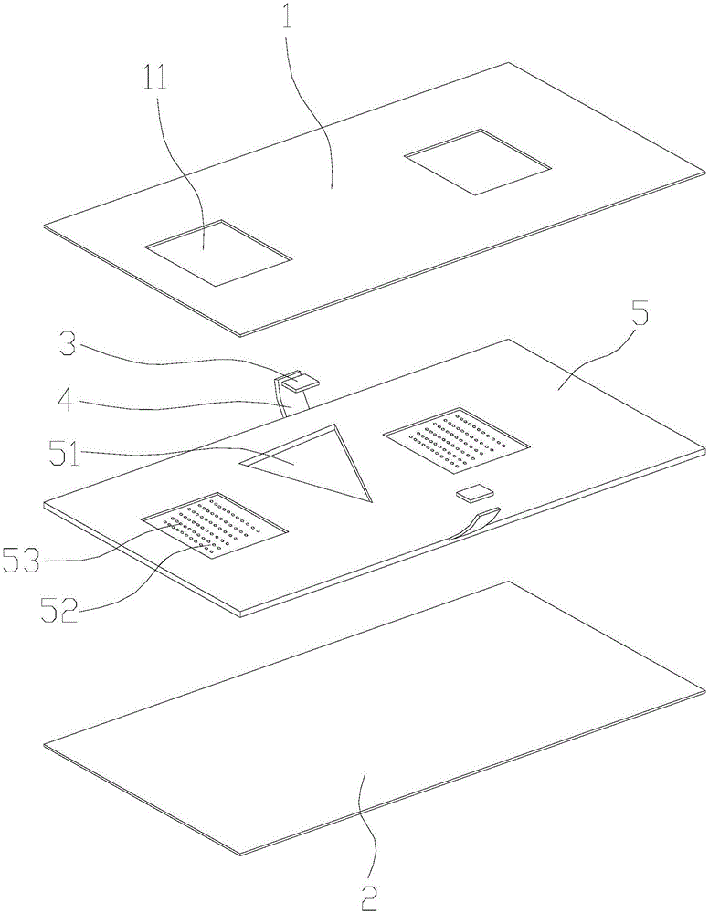 Light guide structure of touch key and mobile terminal