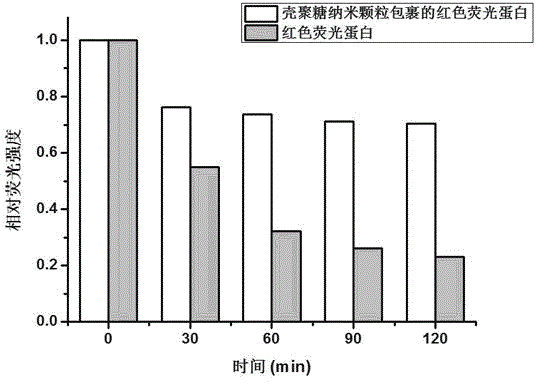 Method for preparing nano fluorescent probe with high bio-safety