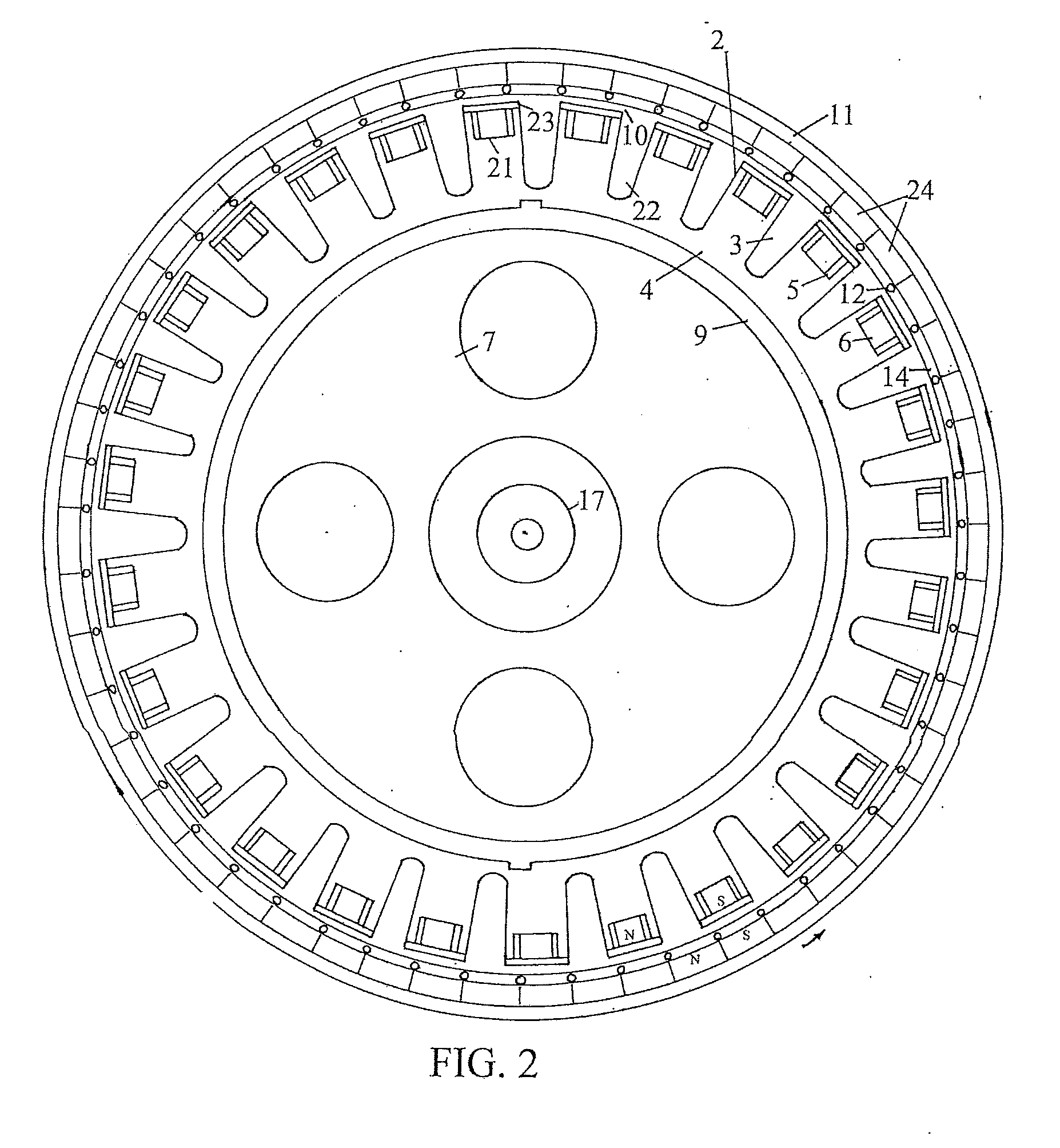 Alternating-current full magnetic power machine