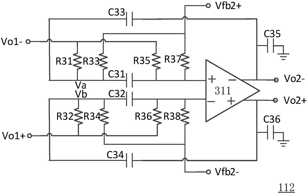 Continuous 3-order sigma-delta modulator circuit based on active resistance-capacitance integrator