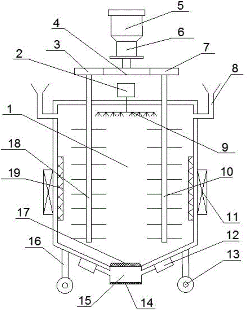 Feed mixing machine for poultry breeding factory