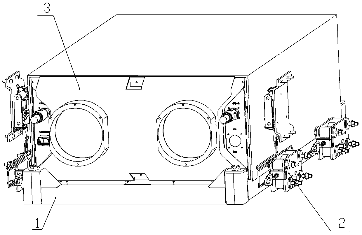 Locking device of power battery pack