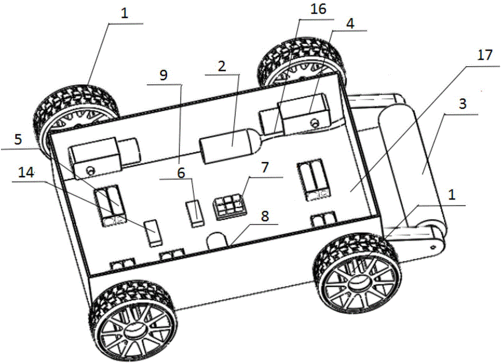 Wall-climbing trolley for spraying paint/glue