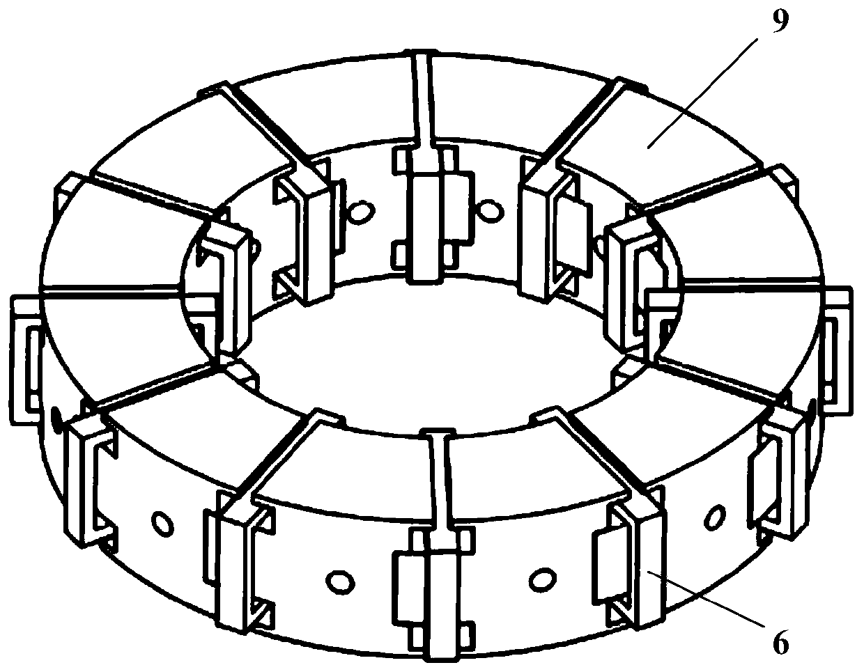 Modular axial flux permanent magnet motor