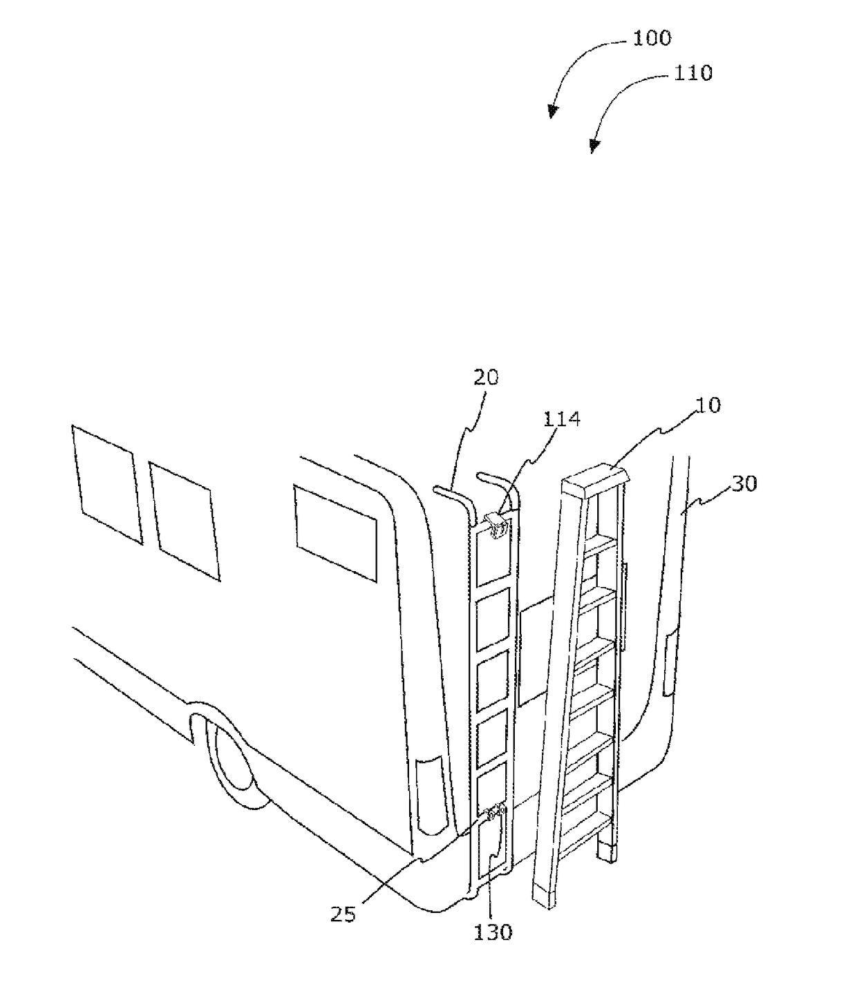 Ladder mounting system