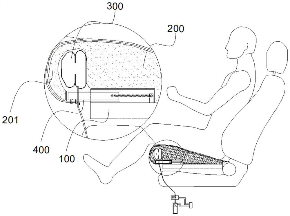 Automobile seat with leg supporting function