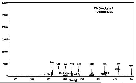 Primers, detection kit and preparation method for detecting foot-and-mouth disease asia type 1 virus