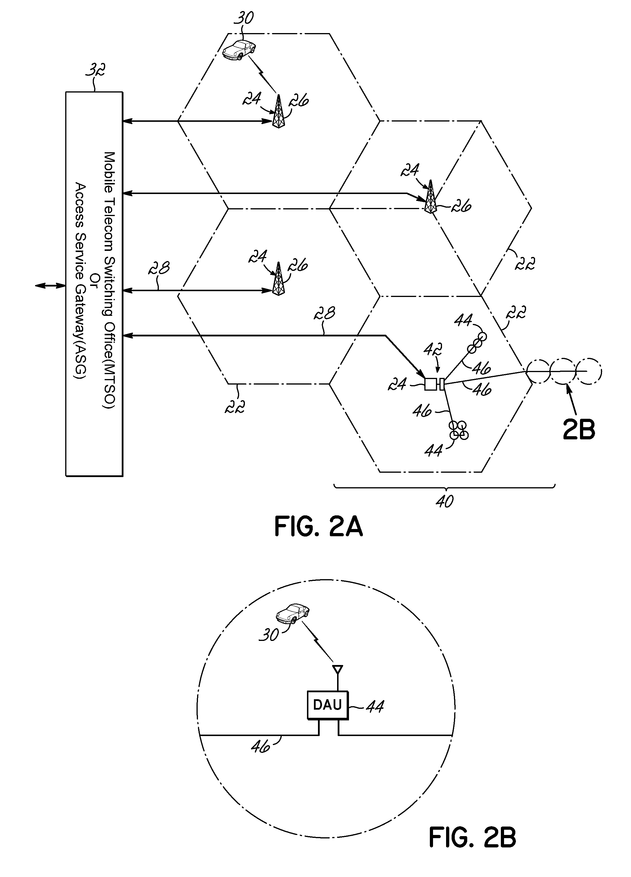 Distributed antenna system for wireless network systems