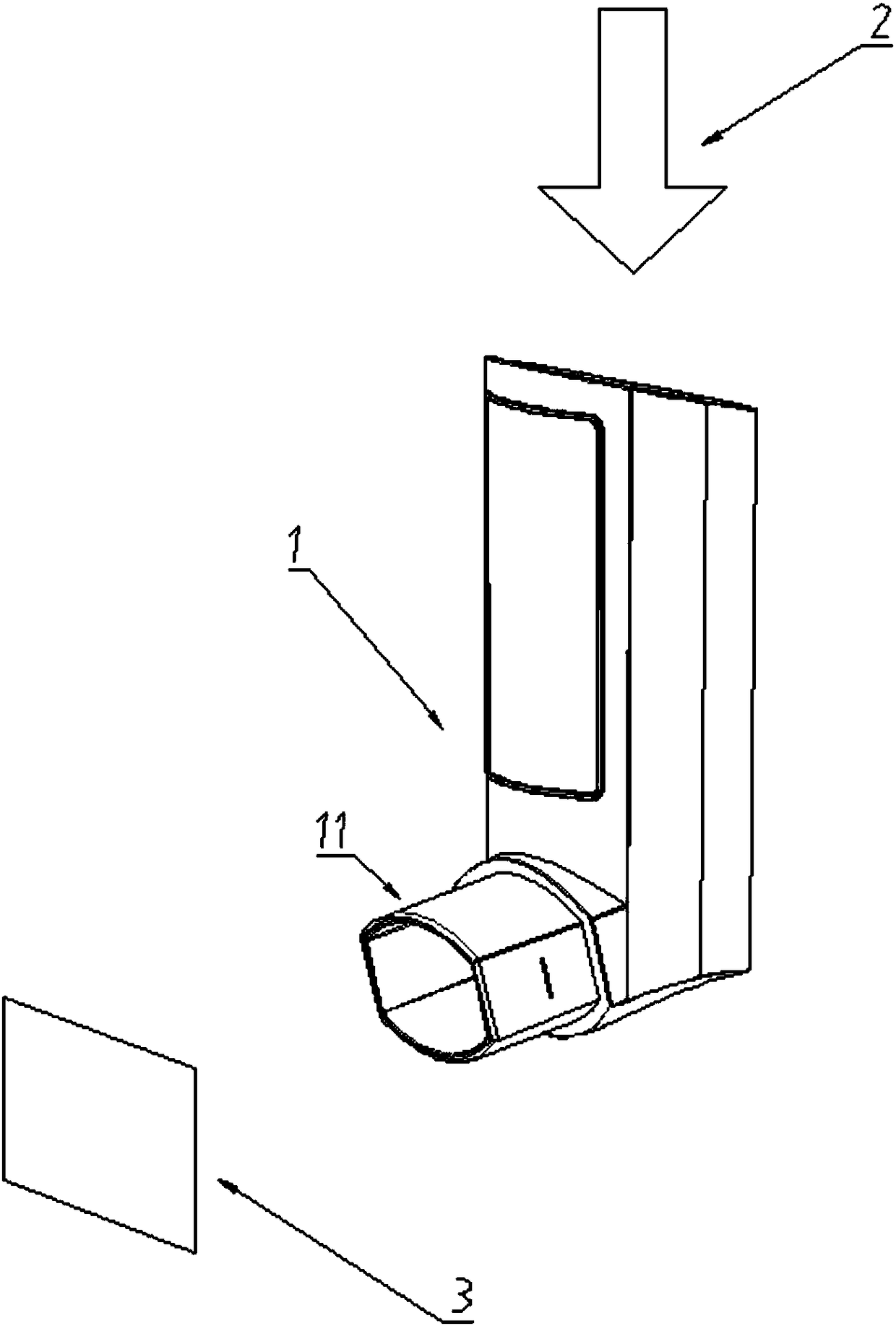 Spray hole optical batch detecting device and method for aerosol inhalation driver