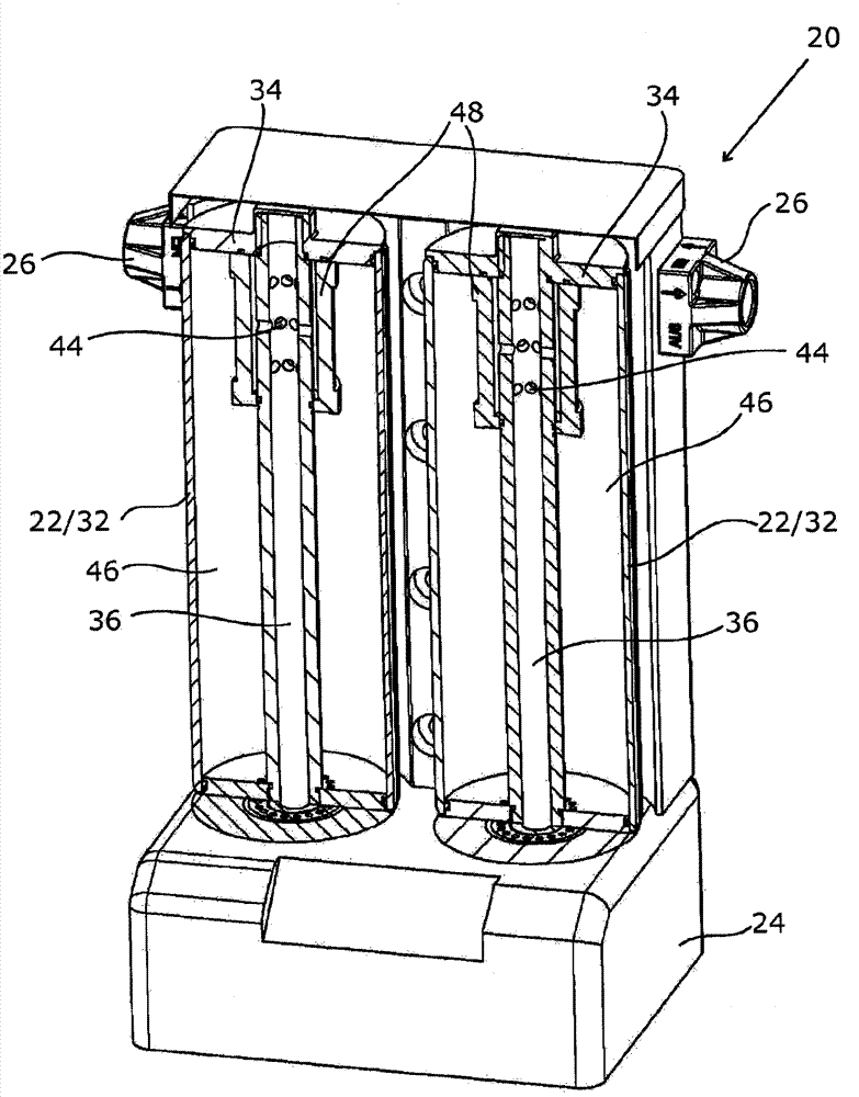 Compact adsorption dryer