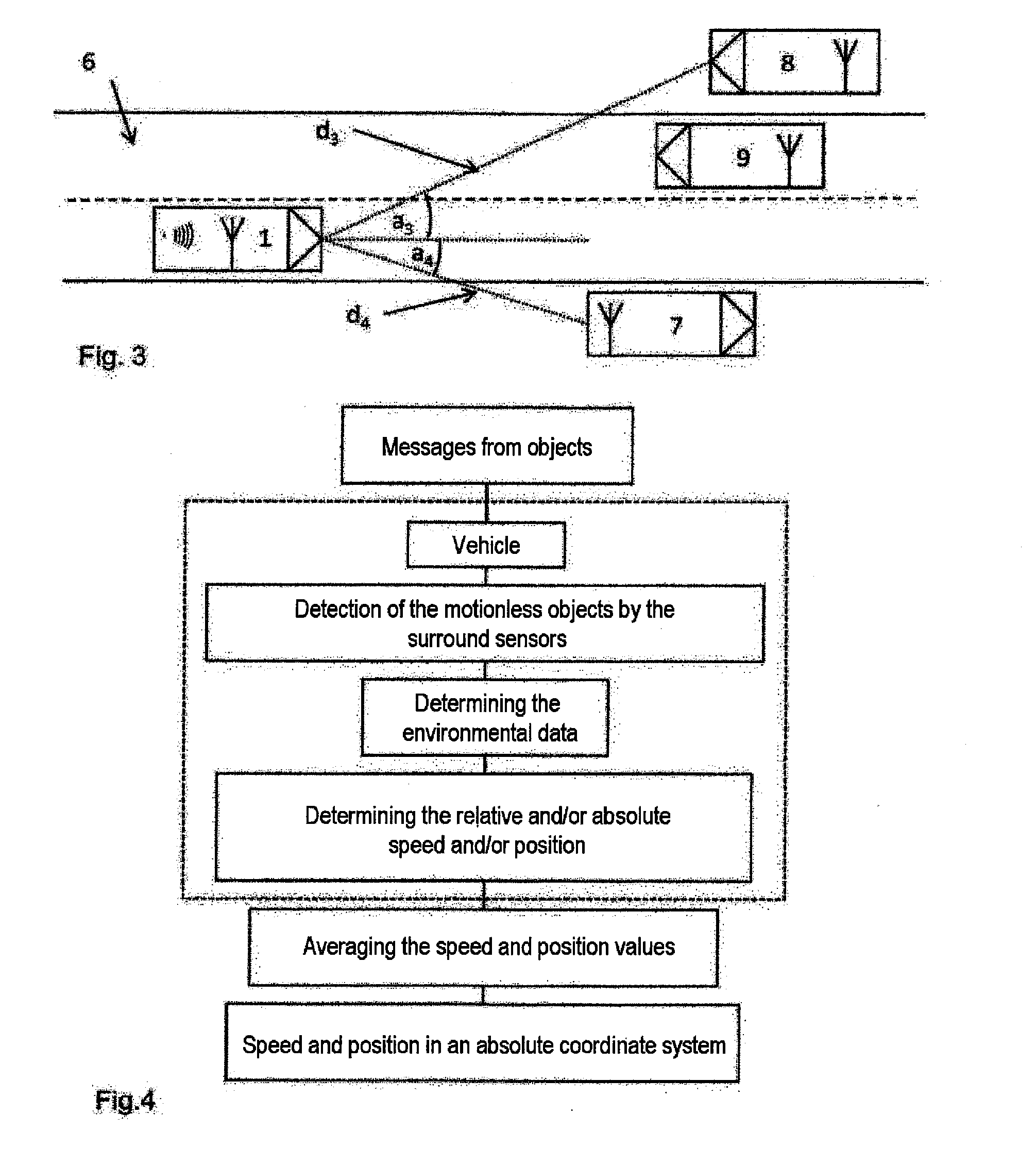 Method And Device For Determining The Speed And/Or Position Of A Vehicle