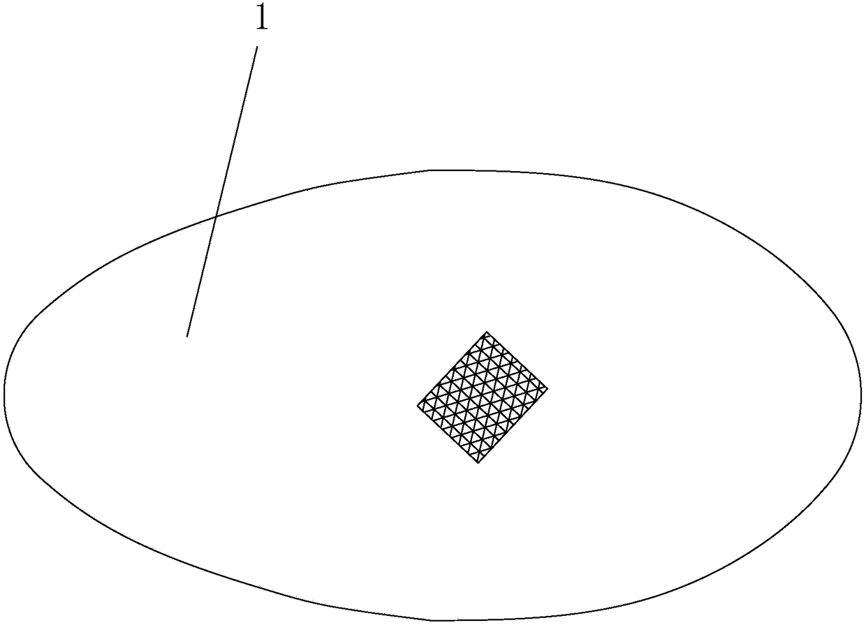 Scaffold mesh for tape repair of adult inguinal hernia