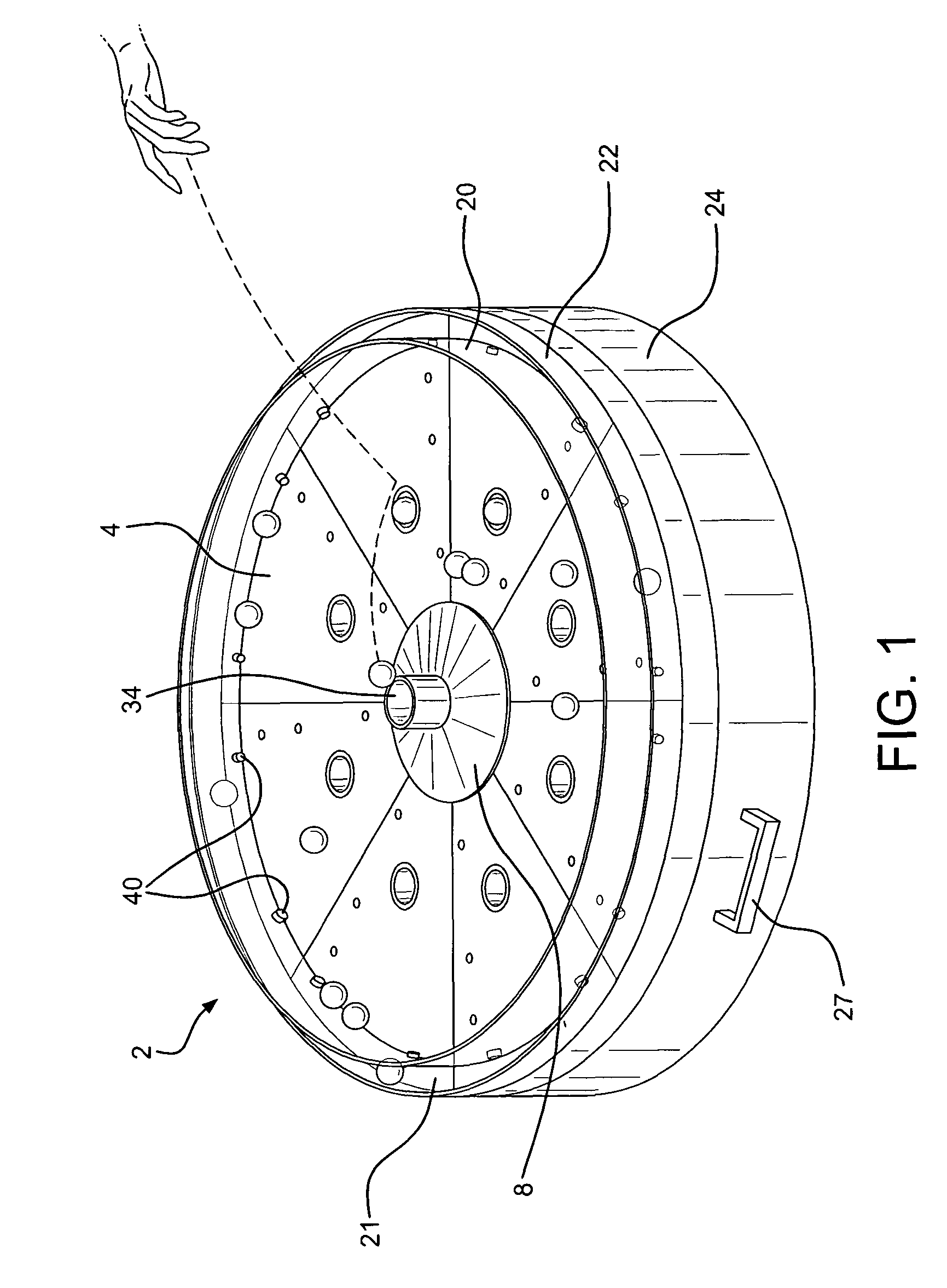 Air actuated ball game