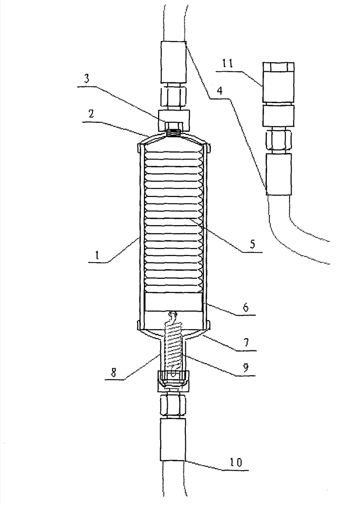 Packaging bag filling type automatic grease gun