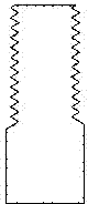 Connection method for power battery with male thread type terminal post