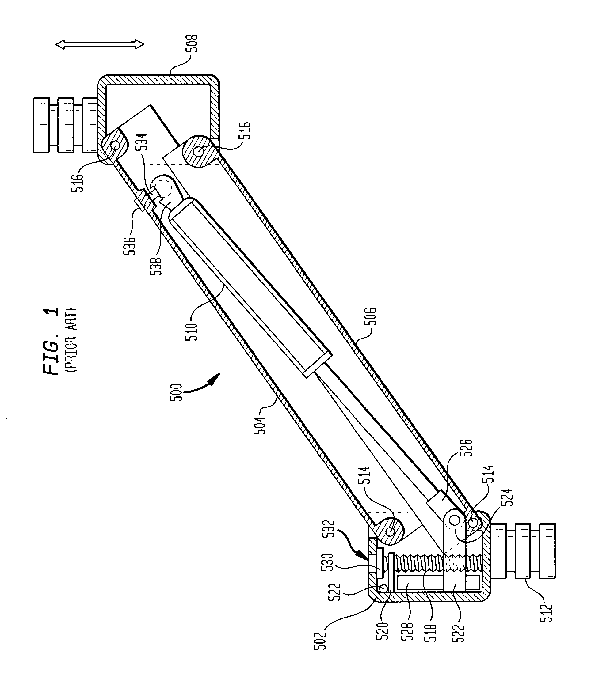Friction cylinder for a support device