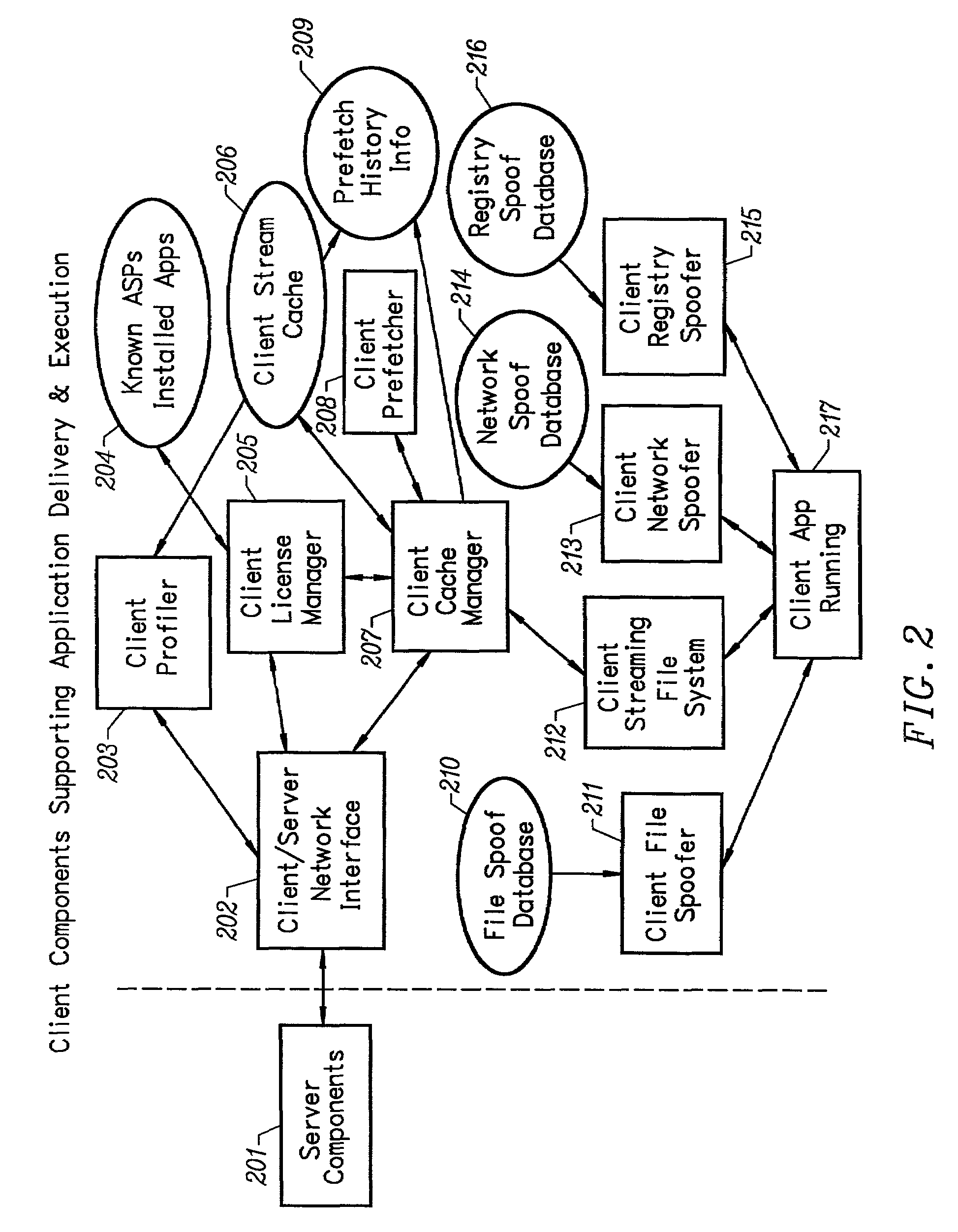 Network caching system for streamed applications