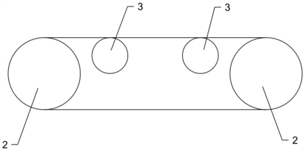 Main shaft device capable of adjusting length of wire bow