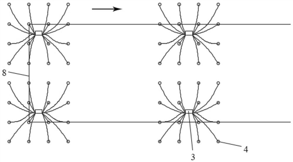 Automatic monitoring device and method for self-repairing condition of overlying strata mining-induced fissure