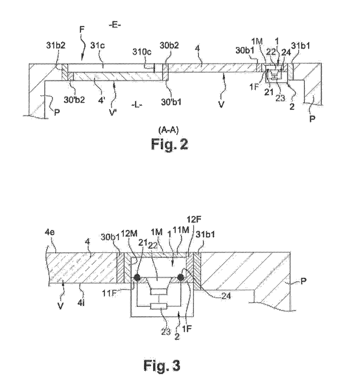 Unit for the natural ventilation of a room, provided with a sound absorber