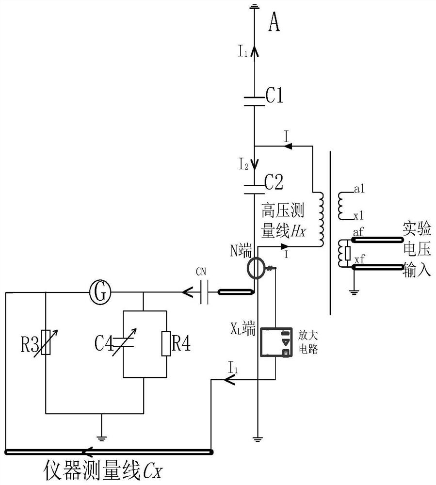 Method for testing 110kV capacitive voltage transformer without disassembling lead