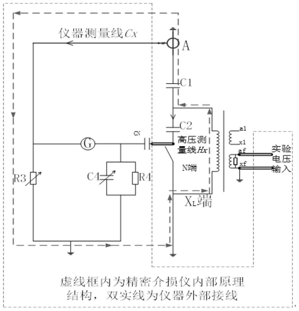 Method for testing 110kV capacitive voltage transformer without disassembling lead