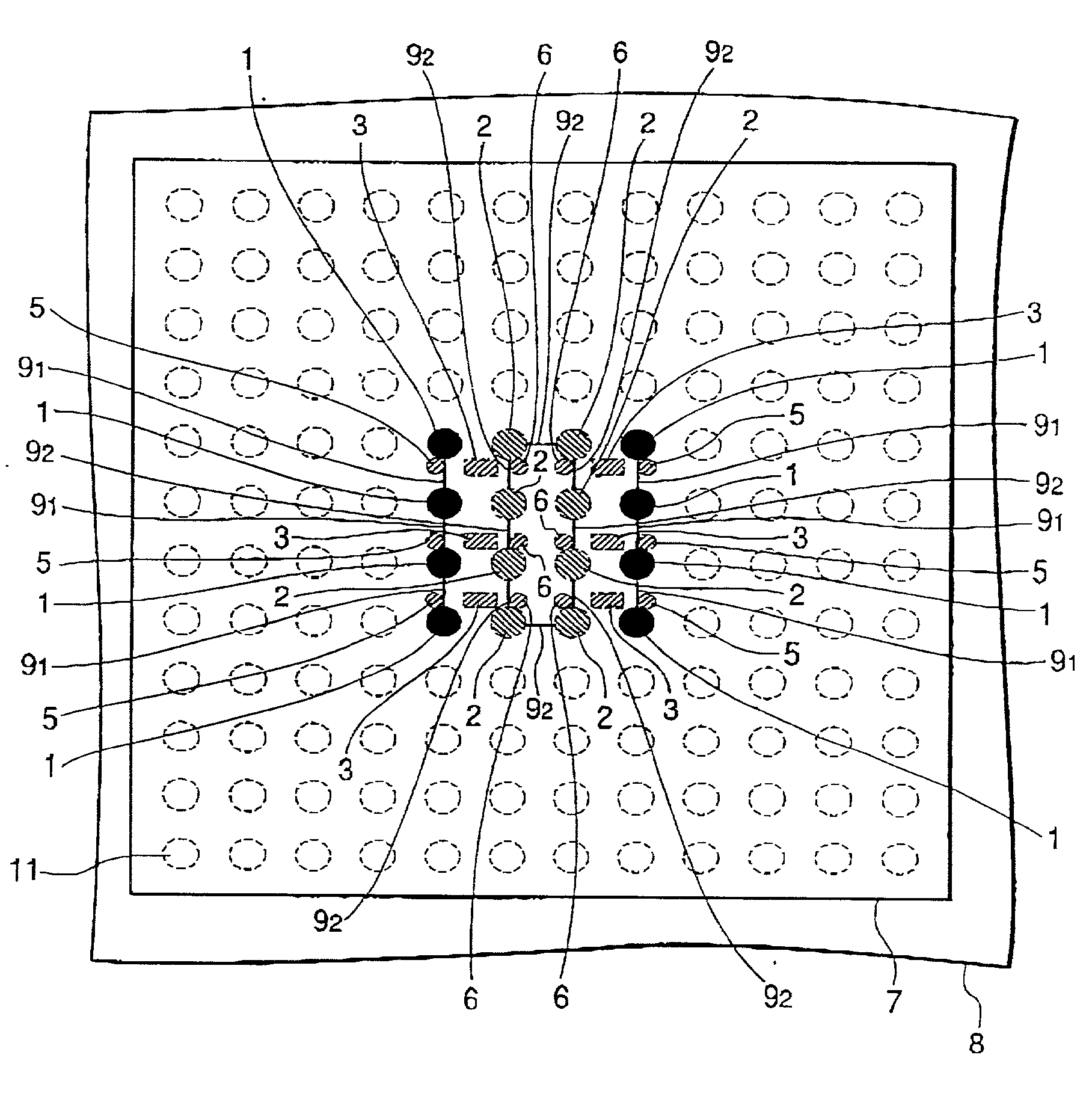 Semiconductor integrated circuit and printed wiring substrate provided with the same