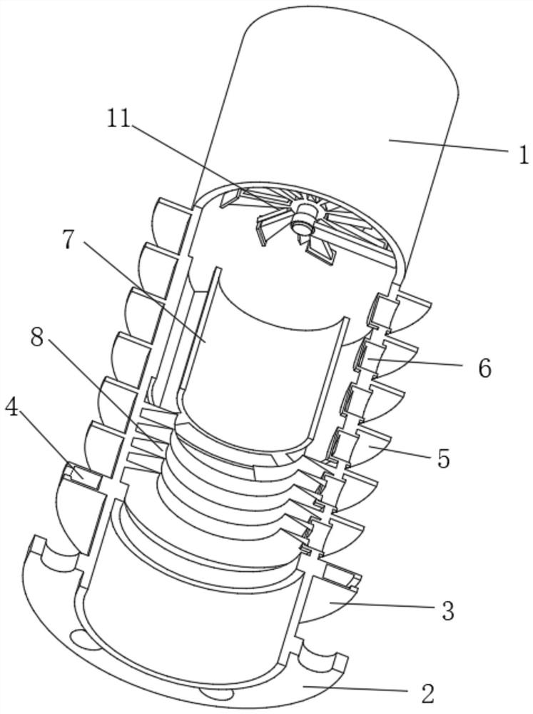 A heat exchange tube based on magnetic self-drive to achieve stable heat exchange