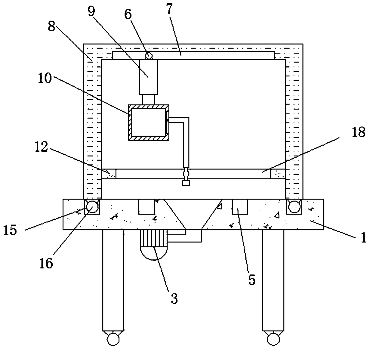 Precise board cutting device for smart furniture production