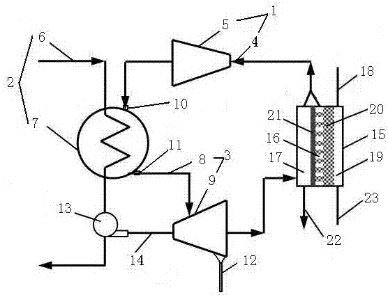 Heat exchange mechanism used for sea water desalination system