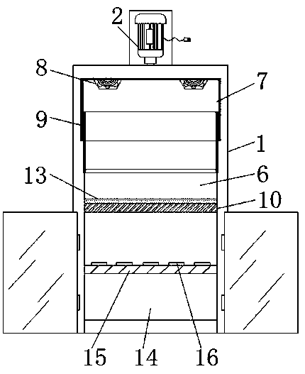 Novel scientific experiment cabinet with sterilizing and moisture-proof functions