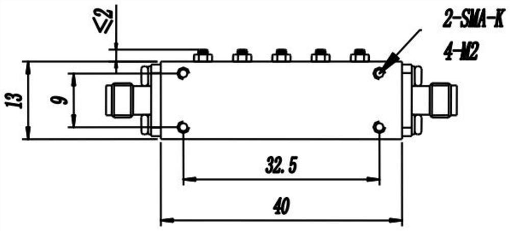 QJ-B14900-1000-N7A28 type cavity band-pass filter