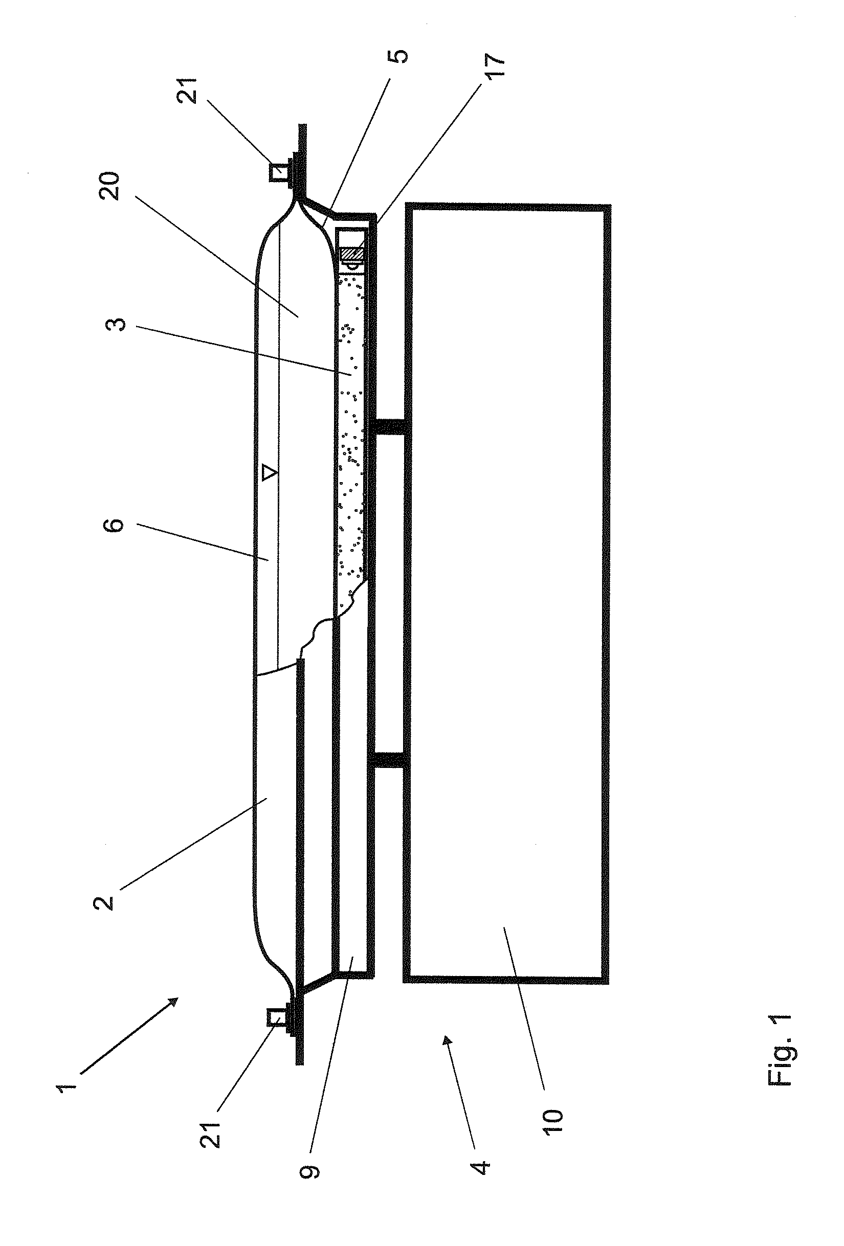 Bioreactor arrangement, shaking device and method for irradiating a medium in a bioreactor