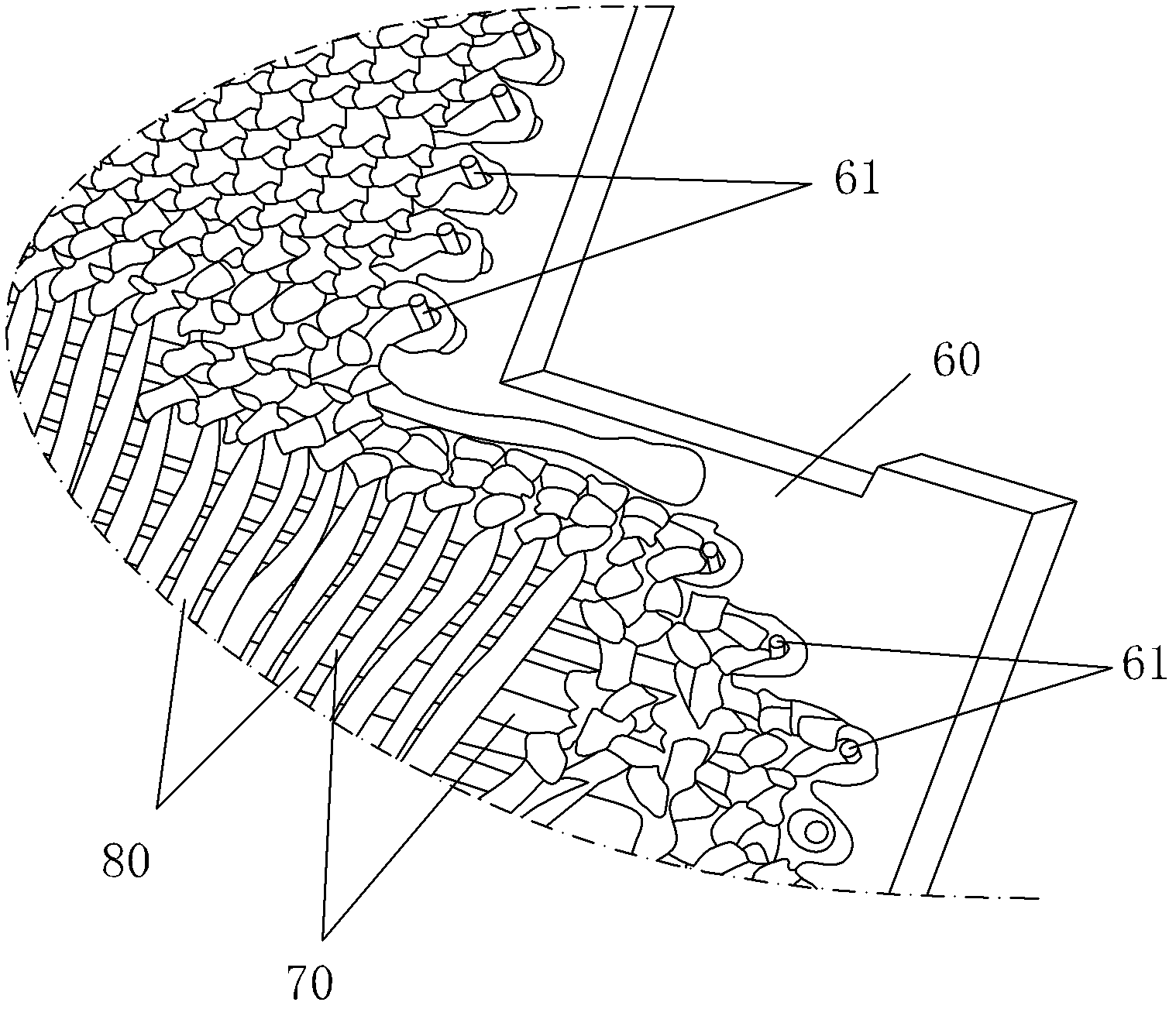 Handmade cushion and production technology thereof