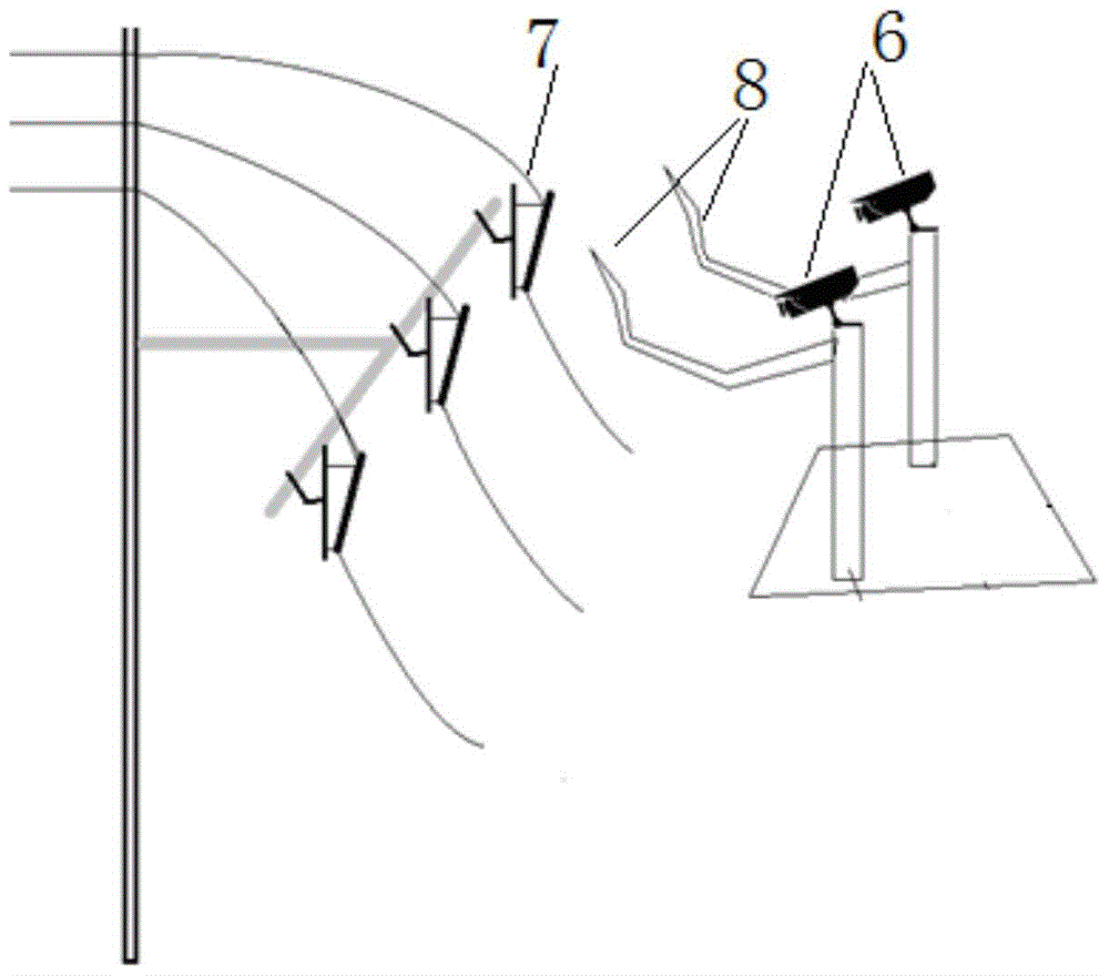 Control method for automatic replacement control system of high-voltage line drop switch