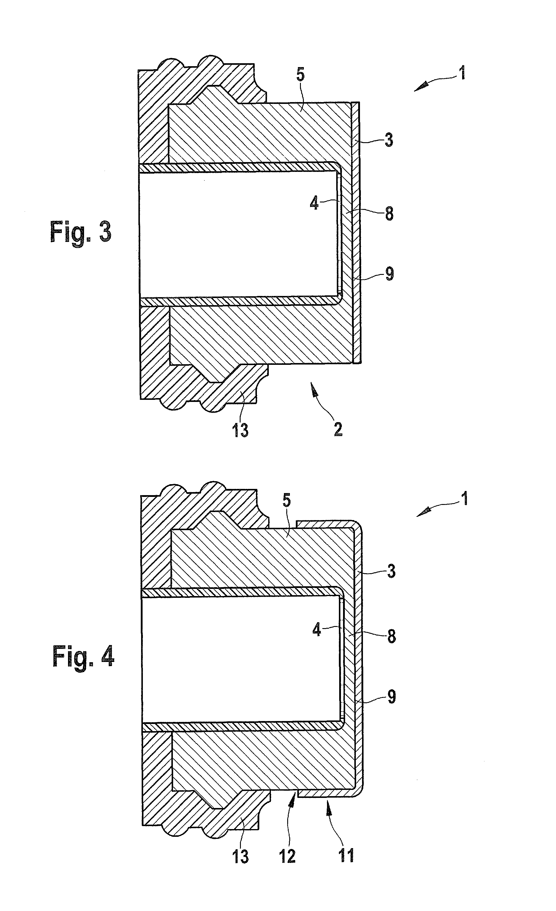 Sensor device for vehicles