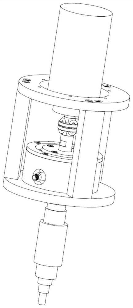 Hoisting type universal rotor critical rotating speed testing device