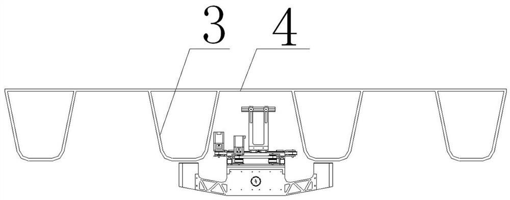 Orthotropic steel bridge deck fatigue crack detection equipment and use method thereof