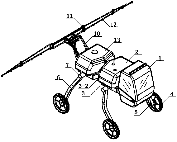 Full-hydraulic multifunctional integrated machine for applying pesticide and fertilizer to farmland