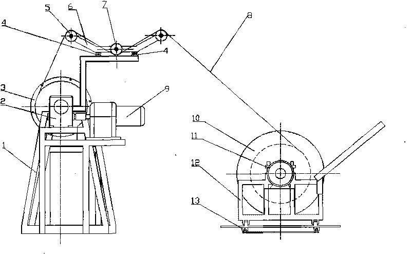 Device for winding superconducting coil